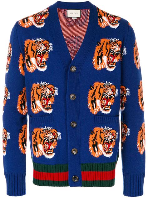 gucci tiger cardigan